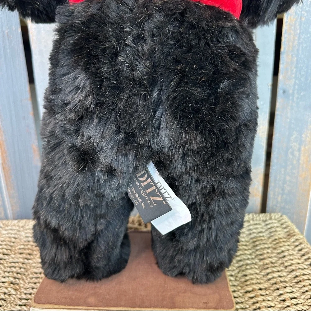 Ditz Designs Black Bear With Vest And Bow Tie 24" - Picture 11 of 16